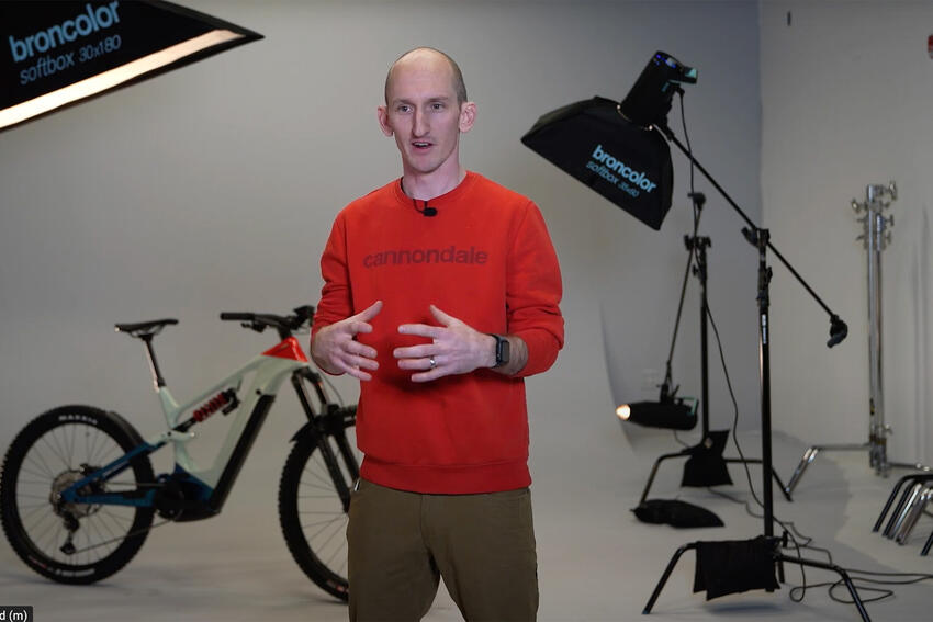 Sykkelfoto med Broncolor-lys